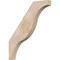 Ekena Millwork 3 1/2"W x 32"D x 36"H Funston Smooth Knee Brace, Douglas Fir BRC04X32X36FST00SDF - alternate 1